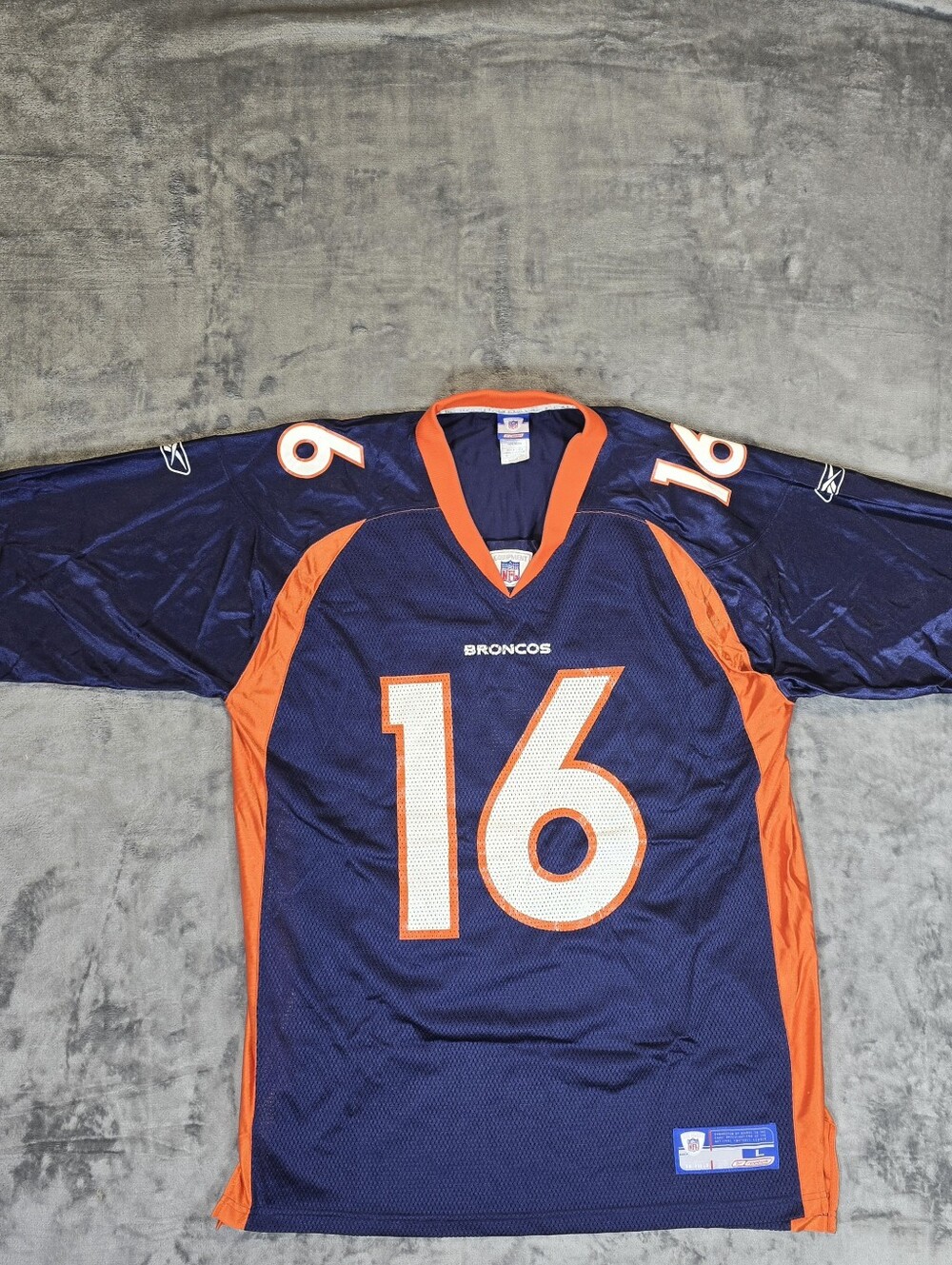 Vintage Y2K Reebok Equipment Denver Broncos Jake Plummer #16 Jersey Size Large